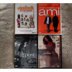 Patrice Leconte Pack 4 Films DVD Mon meilleur ami La fille sur le pont Le mari de la coiffeuse Le p-re Noël est une ordure