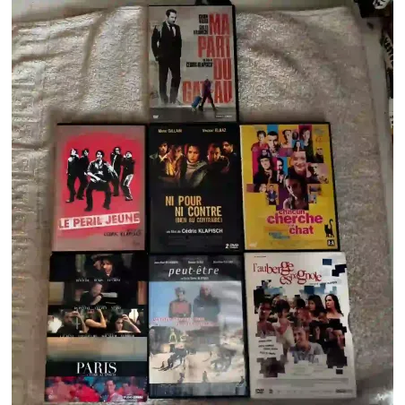 DVD Cédric Klapisch Pack 7 Films Ni pour ou contre Le péril jeune Ma part du gateau  L'auberge espagnole