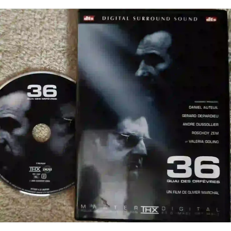 36 Quai des Orfèvres - Marchal Auteuil Depardieu Dussollier Roschdy Zem Film DVD VF 2004