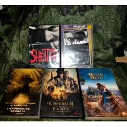 Vincent Cassel Pack 5 Films DVD La haine Sheitan L'empereur de Paris La belle et la bête Blueberry