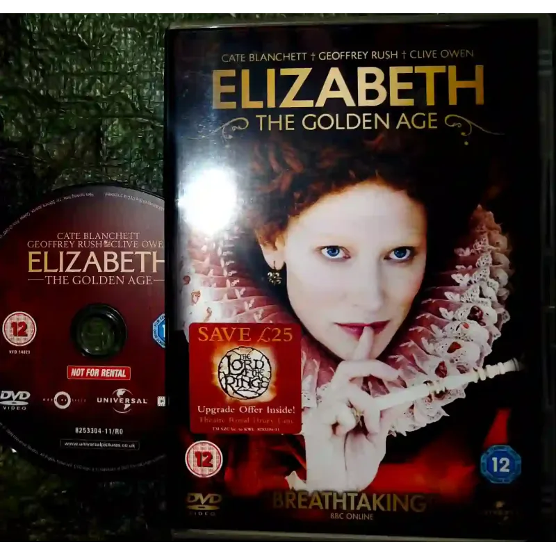 Elizabeth - Blanchett Cassel Attenborough Ardant Cantona Craig Film DVD VF 1998