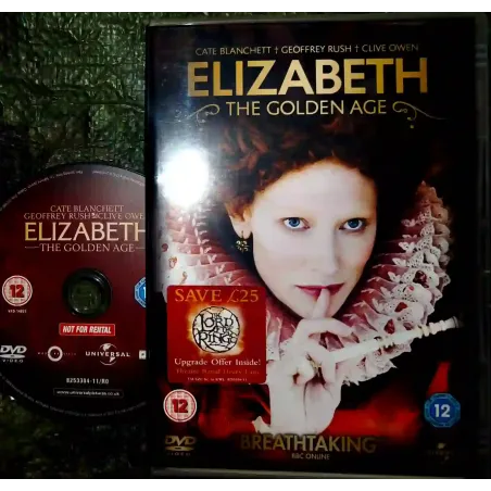 Elizabeth - Blanchett Cassel Attenborough Ardant Cantona Craig Film DVD VF 1998