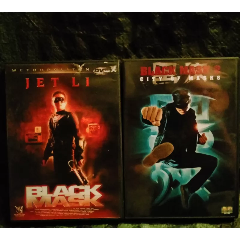 DVD Black Mask 1 et 2 - Pack 2 Films Jet Li