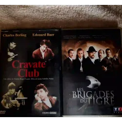 Edouard Baer Pack 2 Films DVD Les brigades du tigre Cravate club