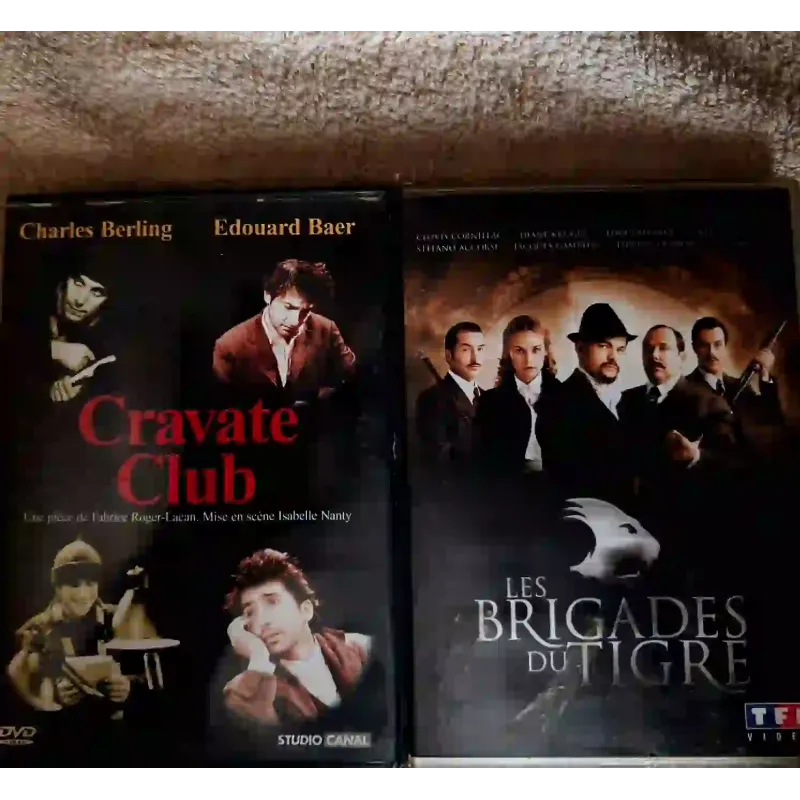 Edouard Baer Pack 2 Films DVD Les brigades du tigre Cravate club