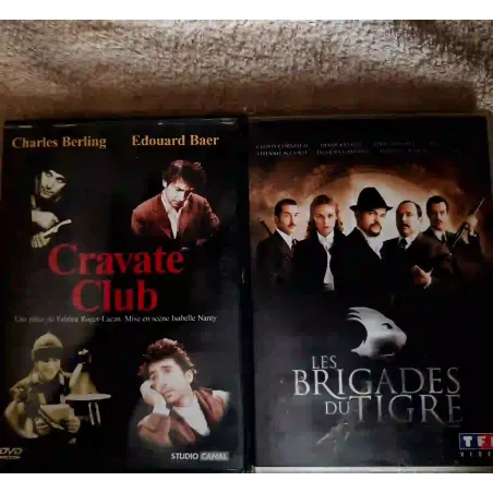 Edouard Baer Pack 2 Films DVD Les brigades du tigre Cravate club