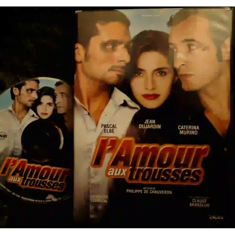 L'amour aux trousses - Chauveron Dujardin Elbé Brasseur Film DVD VF 2005