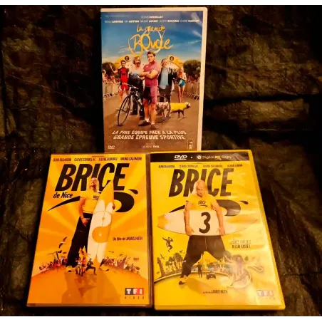 Elodie Bouchez Pack 3 Films 4 DVD Brice de Nice Brice 3 La grande boucle