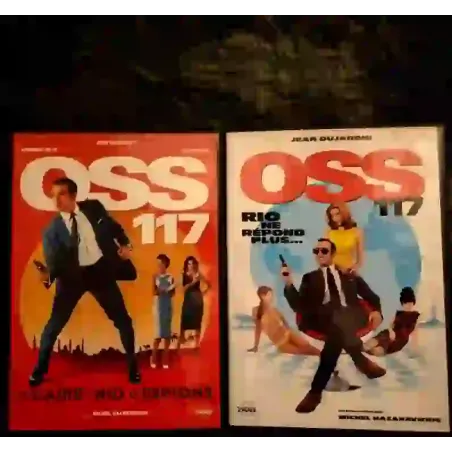 OSS 117 Pack 2 Films DVD VF Nid d'espions Rio ne répond plus