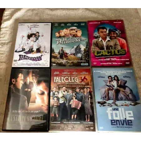 Clovis Cornillac Pack 6 Films DVDPoltergay Le cactus Faubourg 36 Malabar express