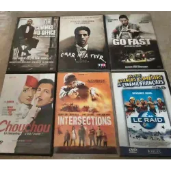 Roschdy Zem Pack 6 Films DVD Omar m'a tuer Chouchou 36 Quai des orfèvres Le raid Intersections