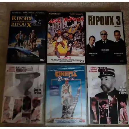 Philippe Noiret Pack 6 Films DVD Les Ripoux trilogie Cinema Paradisio La vie et rien d'autre Coup de torchon