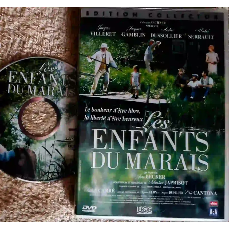 Les enfants du marais - Becker Dussollier Serrault Carré Cantona Gamblin Film DVD VF 1999