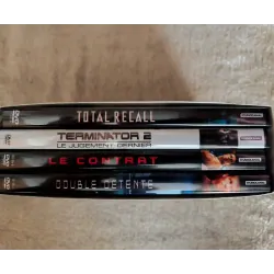 Le Contrat Terminator 2 Double détente Total recall Coffret 4 Films DVD Schwarzenegger