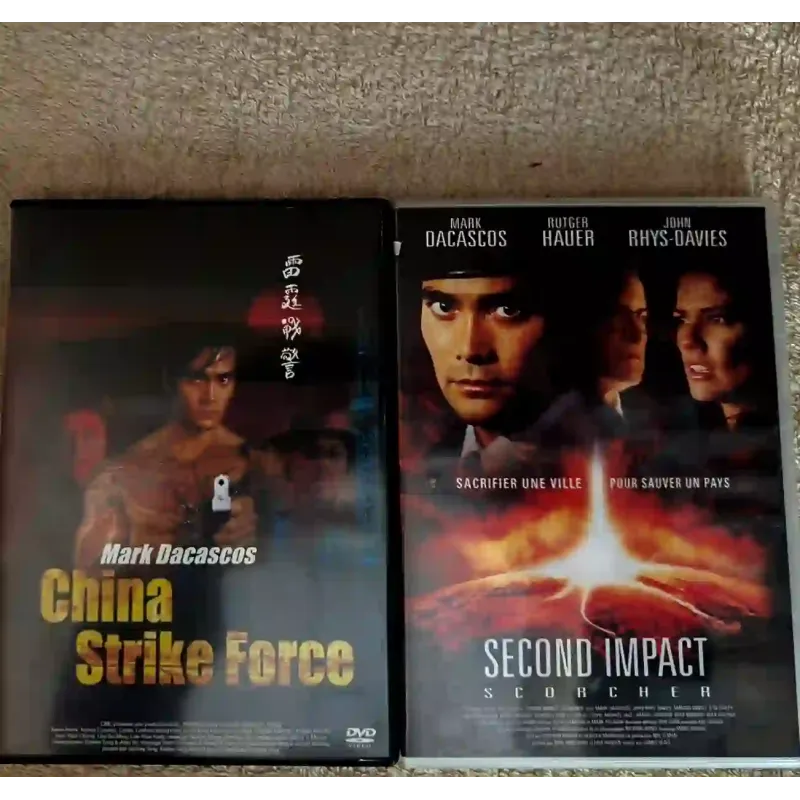 DVD Mark Dacascos Pack 2 Films Second impact China strike force