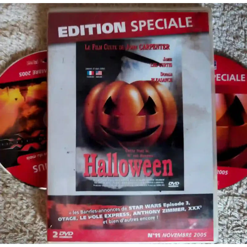Halloween la nuit des masques - Carpenter Jamie Lee Curtis Pleasence Film Collector 2 DVD VF 1978