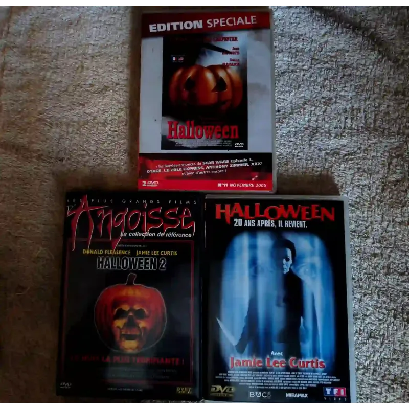 Halloween Pack 3 Films 4 DVD Carpenter Jamie Lee Curtis Pleasence  la nuit des masques
Halloween 2 20 ans après