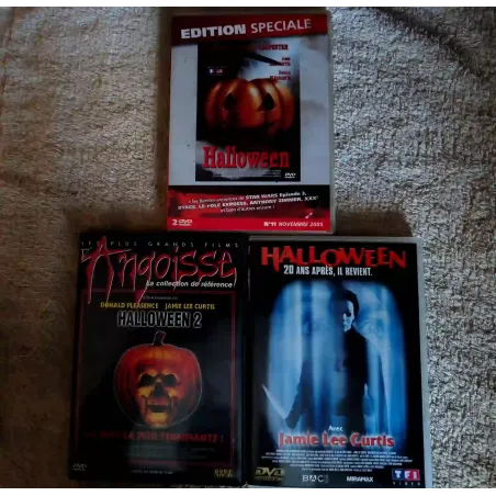 Halloween Pack 3 Films 4 DVD Carpenter Jamie Lee Curtis Pleasence  la nuit des masques
Halloween 2 20 ans après