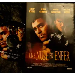 Une nuit en enfer - Rodriguez Tarantino Clooney Keitel Hayek Film DVD VF 1996