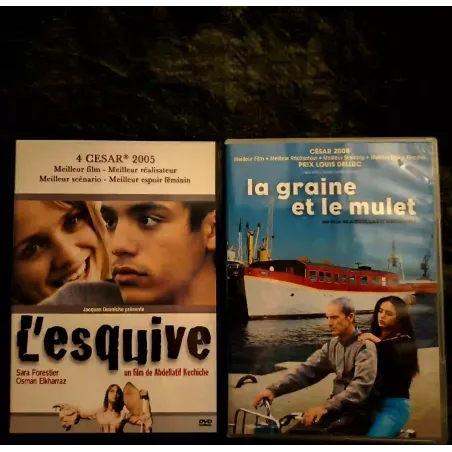 Abdellatif Kechiche Pack 2 Films DVD La graine et le mulet L'esquive