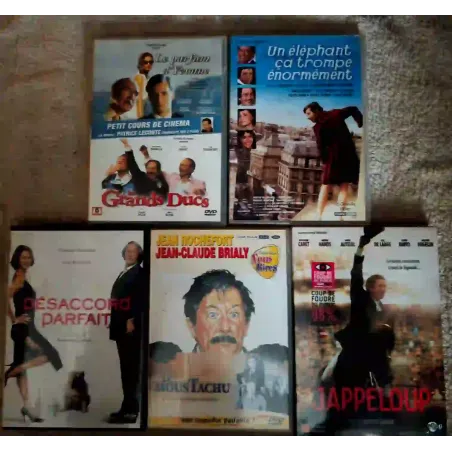 Jean Rochefort Pack 6 Films DVD Le parfum d'Yvonne + Les grands ducs
Un éléphant ça trompe énormément
Le moustachou Jappeloup