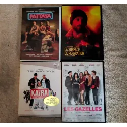 Franck Gastambide Pack 4 Films DVD Pattaya La surface de réparation Les Kaïra Les gazelles