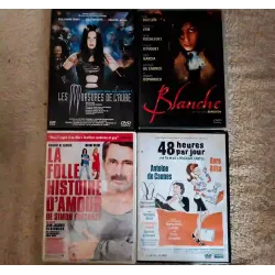 Antoine De Caunes Pack 4 Films DVD Blanche 48 heures par jour Les morsures de l'aube La folle histoire d'amour de Simon Eskenazy