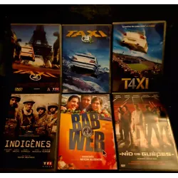 Samy Naceri Pack 6 Films DVD Indigènes Bab el  Nid de guêpes Taxi 2 Taxi 3 Taxi 4