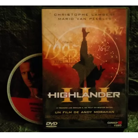 Highlander 3 - Andy Morahan - Christophe Lambert - Mario Van Peebles  Film DVD 1994