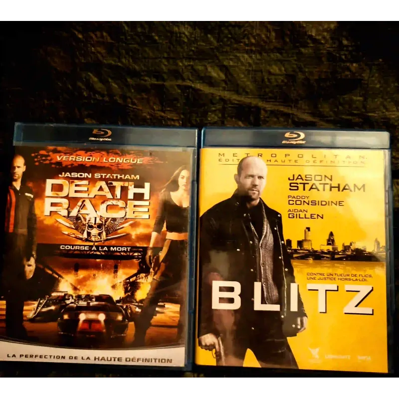 Jason Statham Pack 2 Films Blu-ray Blitz Death race course à la mort