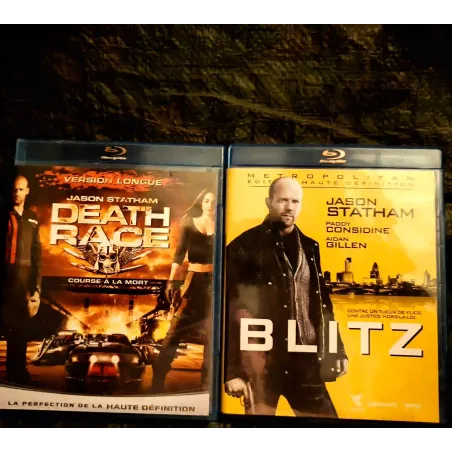 Jason Statham Pack 2 Films Blu-ray Blitz Death race course à la mort