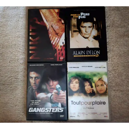 Anne Parillaud Pack 4 Films DVD VF Pour la peau d'un flic Nikita Gangsters Tout pour plaire