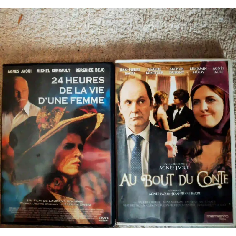 Agnès Jaoui Pack 2 Films DVD VF 24 Heures de la vie d'une femme Au bout du conte
