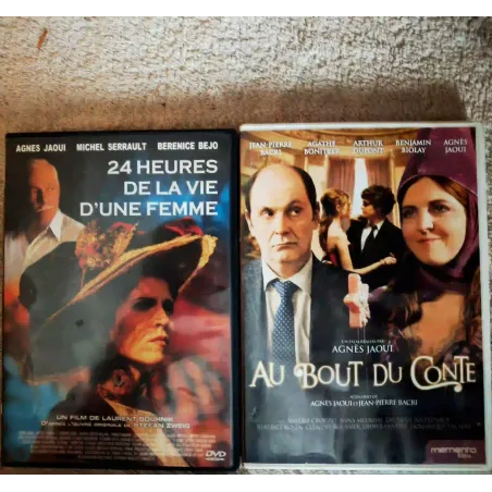 Agnès Jaoui Pack 2 Films DVD VF 24 Heures de la vie d'une femme Au bout du conte