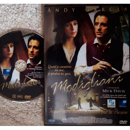 Modigliani - García Zylberstein Film DVD 2004 Boitier slim