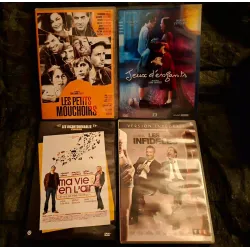 Gilles Lellouche Pack 4 Films DVD Les petits mouchoirs Les infidèles Jeux d'enfants Ma vie en l'air