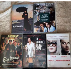 Isabelle Adjani Pack 5 Films DVD La journée de la jupe La repentie Le petit bougnat Bon voyage