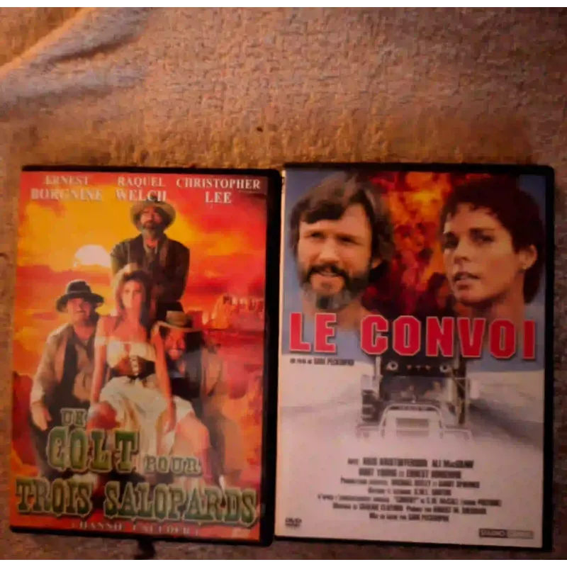 Ernest Borgnine Pack 2 Films DVD Un colt pour trois salopards Le convoi