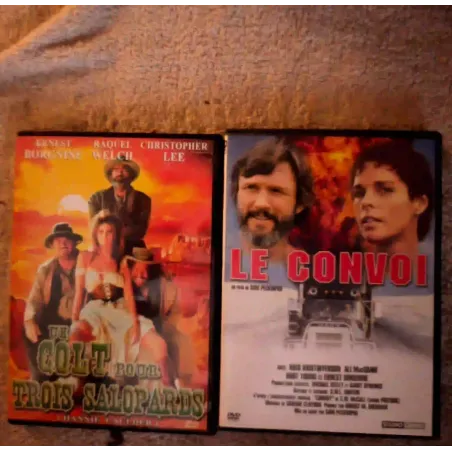 Ernest Borgnine Pack 2 Films DVD Un colt pour trois salopards Le convoi