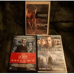 Benedict Cumberbatch Pack 3 Films DVD VF Imitation game La taupe Star Trek into darkness