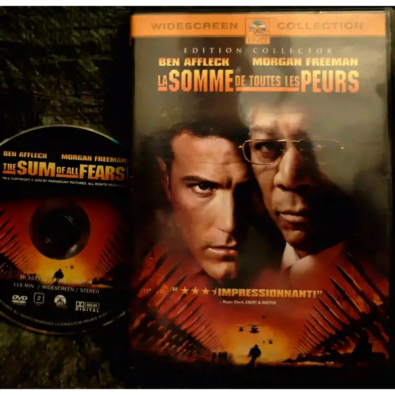 La somme de toutes les peurs - Morgan Freeman Affleck Film DVD VF 2002