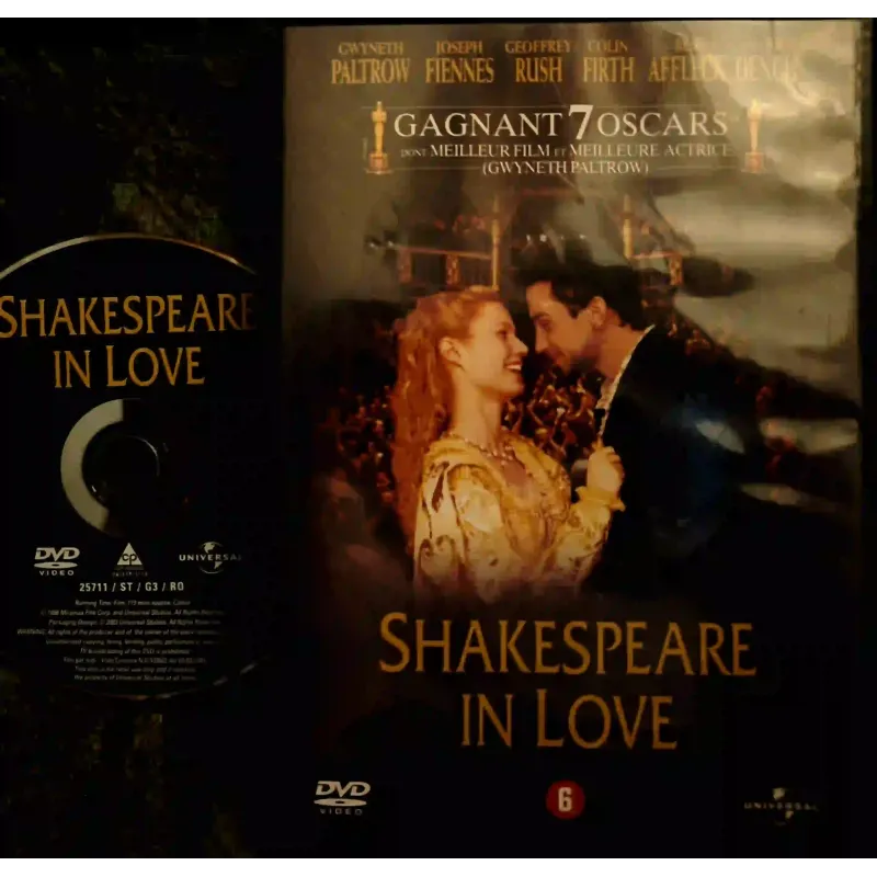 Shakespeare in love - Ben Affleck Film DVD VF 1998