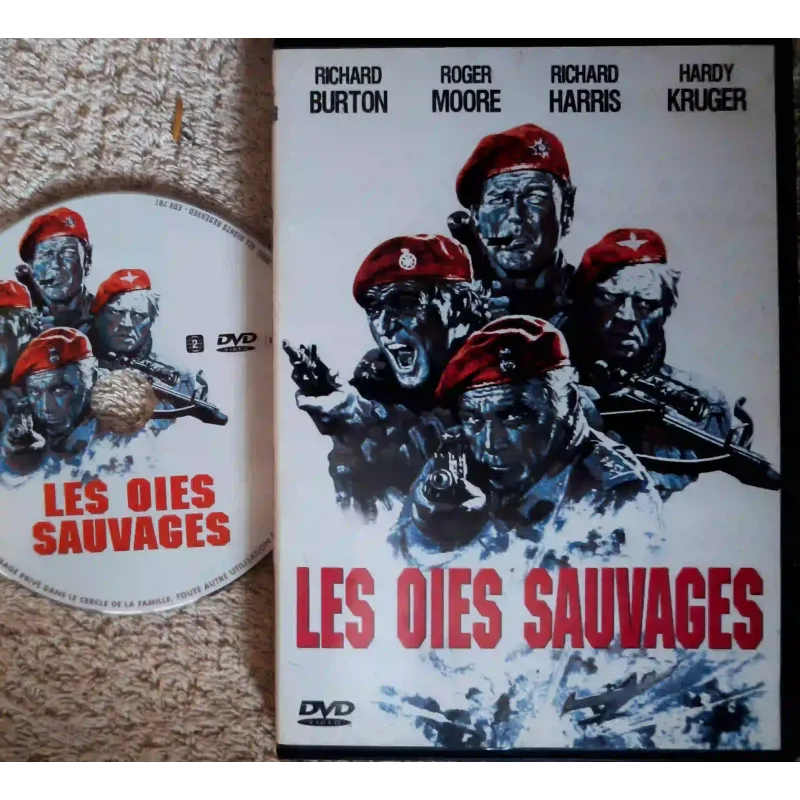 Les oies sauvages - McLaglen Roger Moore Richard Harris Richard Burton Film DVD VF 1978