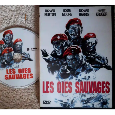 Les oies sauvages - McLaglen Roger Moore Richard Harris Richard Burton Film DVD VF 1978