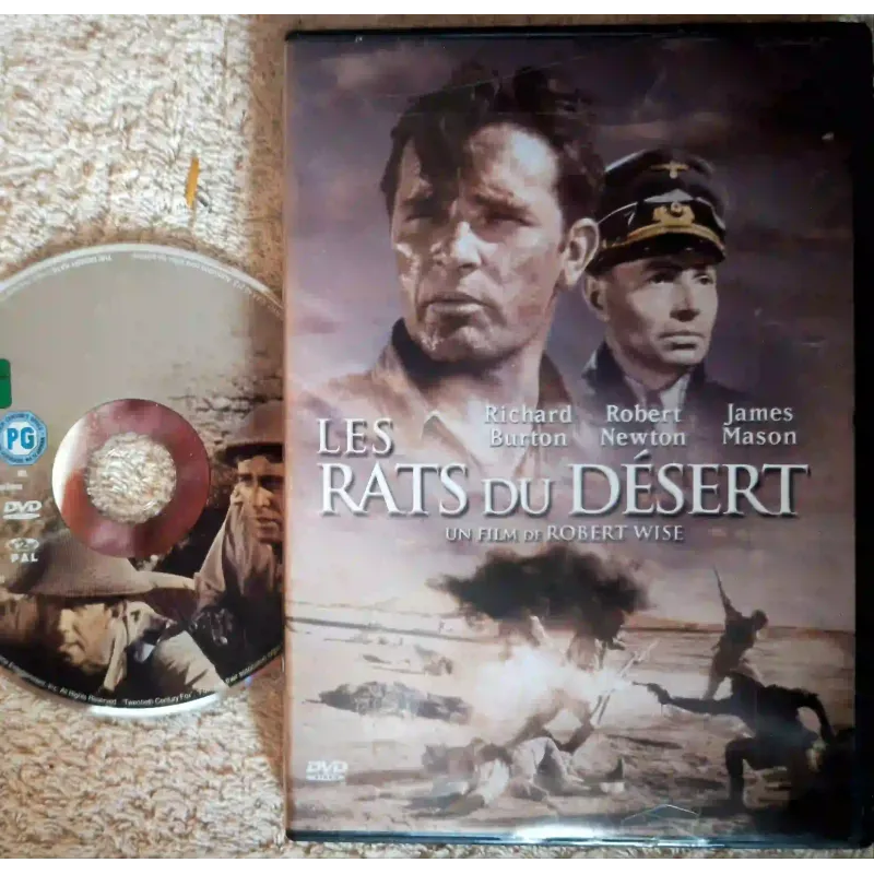 Les rats du désert - Robert Wise Mason Richard Burton Film DVD VF 1953