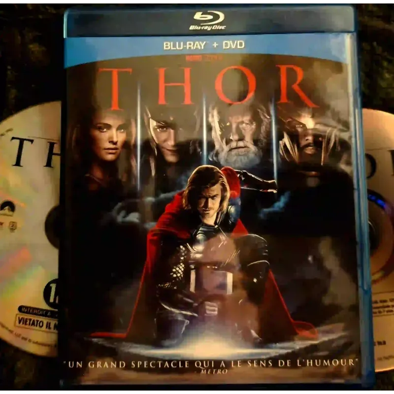 Thor - Branagh Portman Hopkins Film Blu-ray + DVD VF 2011