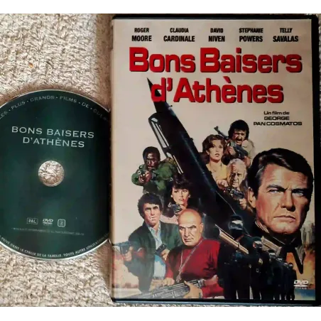 Bons baisers d'Athènes - Cosmatos Moore Savalas Niven Cardinale Holden Film DVD VF 1979
