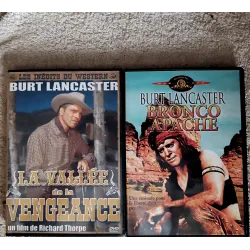 Burt Lancaster Pack 2 Films DVD Bronco Apache La vallée de la vengeance
