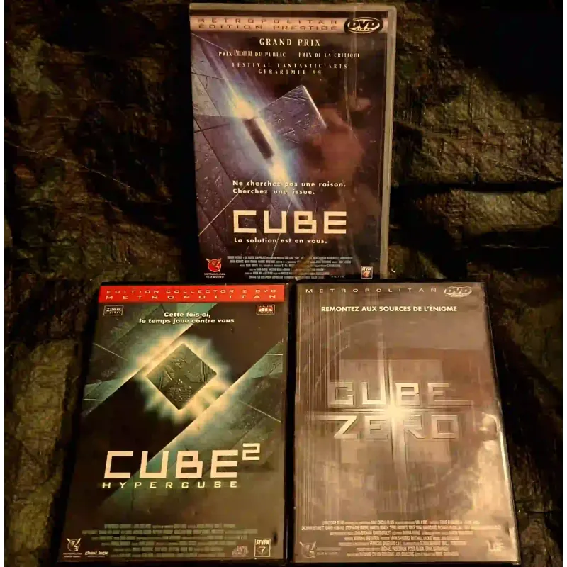 Cube Pack Trilogie 3 Films 4 DVD Vincenzo Natali