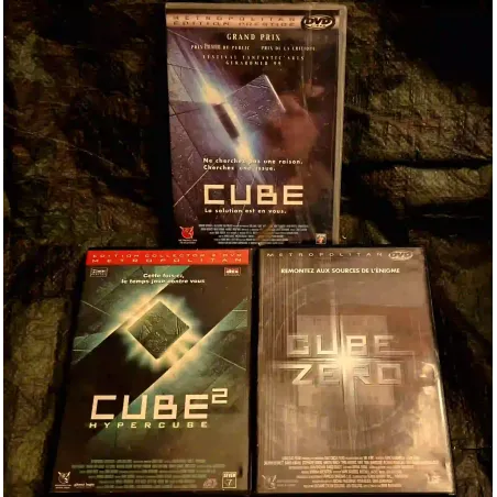 Cube Pack Trilogie 3 Films 4 DVD Vincenzo Natali